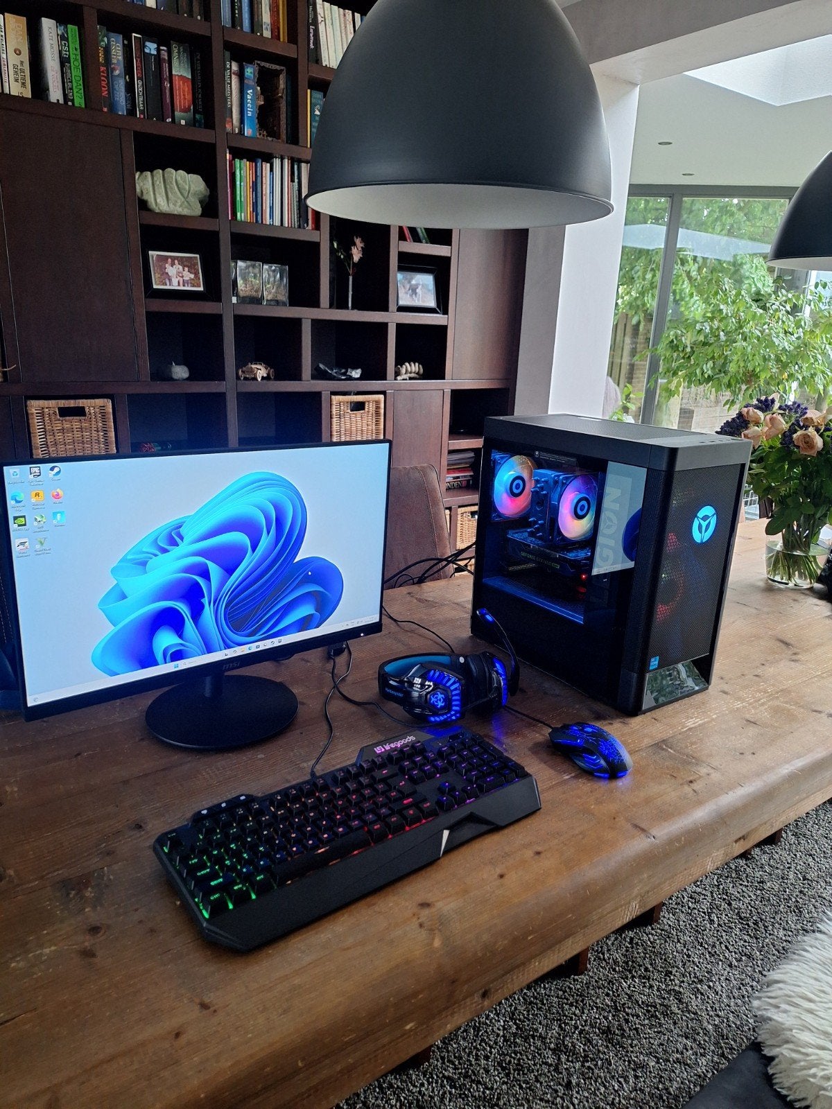 Complete Game PC Set - Lenovo Legion (i5 11gen GTX1650SUPER), Computers en Software, Desktop Pc's, Gebruikt, 2 tot 3 Ghz, Gaming