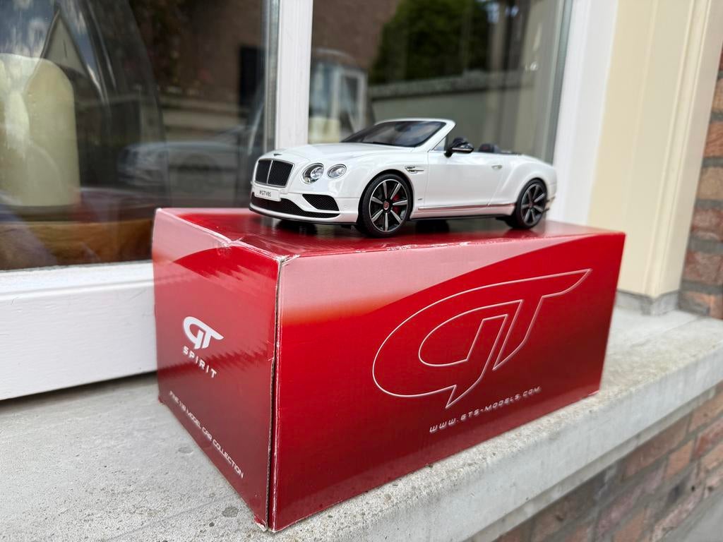 1:18 Bentley Continental GT V8S Roadster wit GT Spirit, Overige merken, Info@gts-models.com, 2, rue de l'écusson, Zone commerciale Oxygène Sud, Josselin, 56120, FR