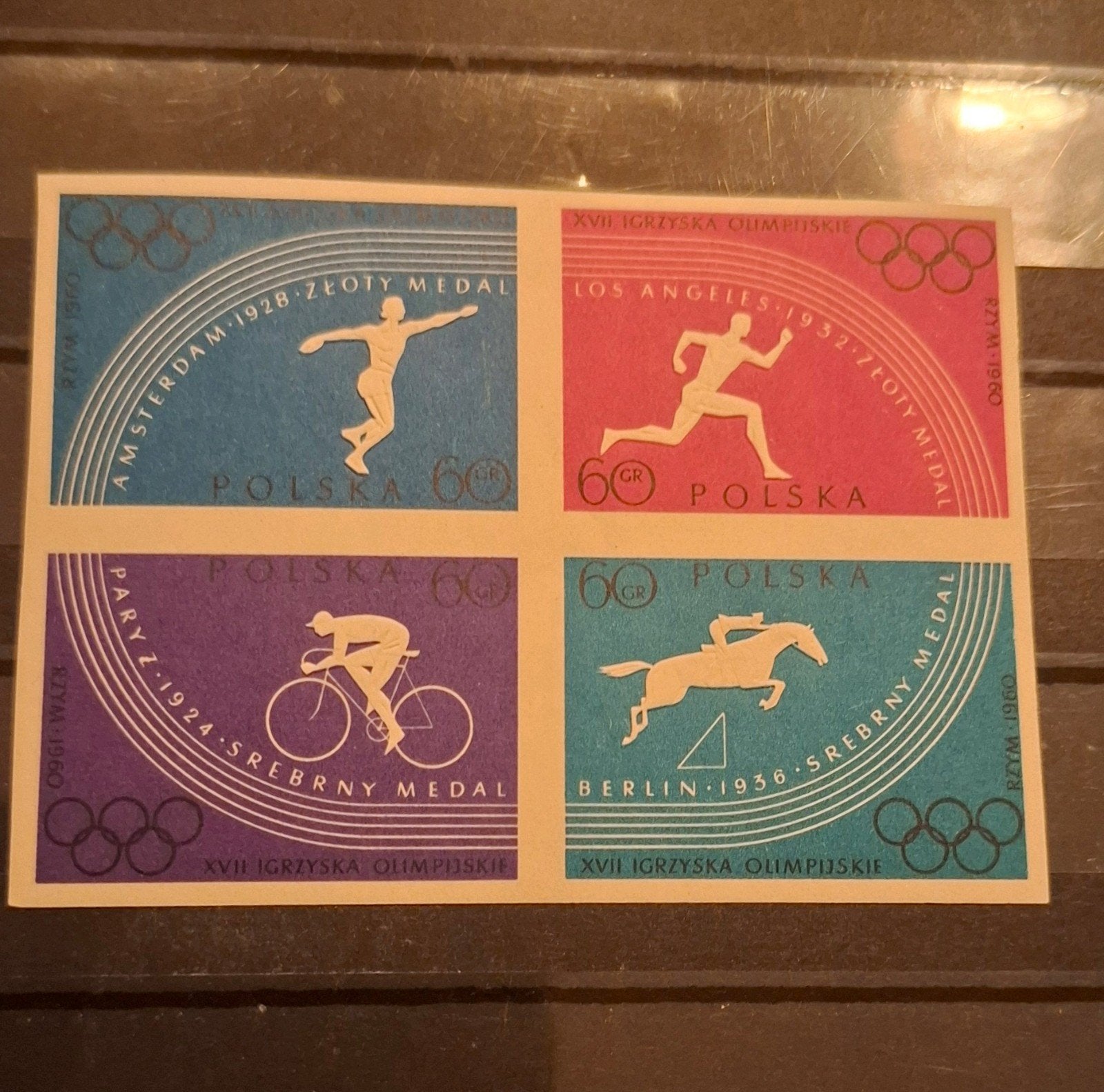 Polen Olympische Spelen 4x  postfris, Ophalen of Verzenden, Polen, Postfris