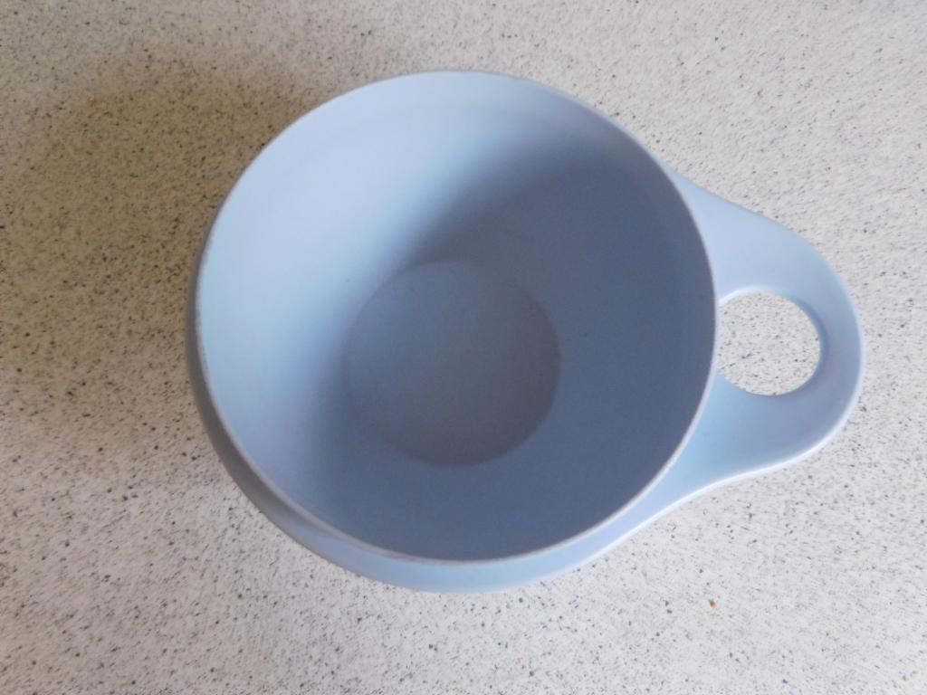 Tupperware Mixerkom 600 ml. Licht Blauw, Ophalen of Verzenden, Zo goed als nieuw, Blauw, Bak of Kom