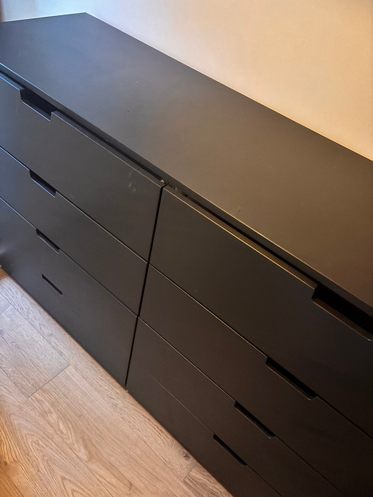 Ikea Nordli kast zwart, Ophalen, Zo goed als nieuw, Minder dan 100 cm, Ikea