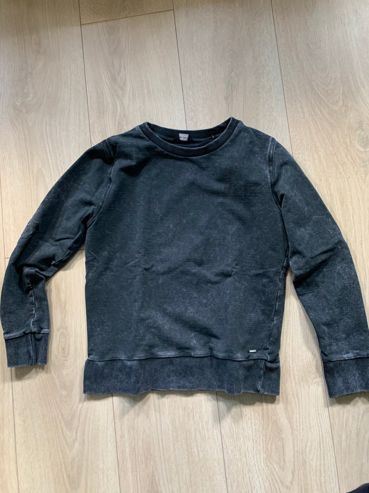 Pepe Jeans Zwart Gevlekte Trui - Maat 152 (valt kleiner), Ophalen of Verzenden, Zo goed als nieuw, Jongen, Trui of Vest