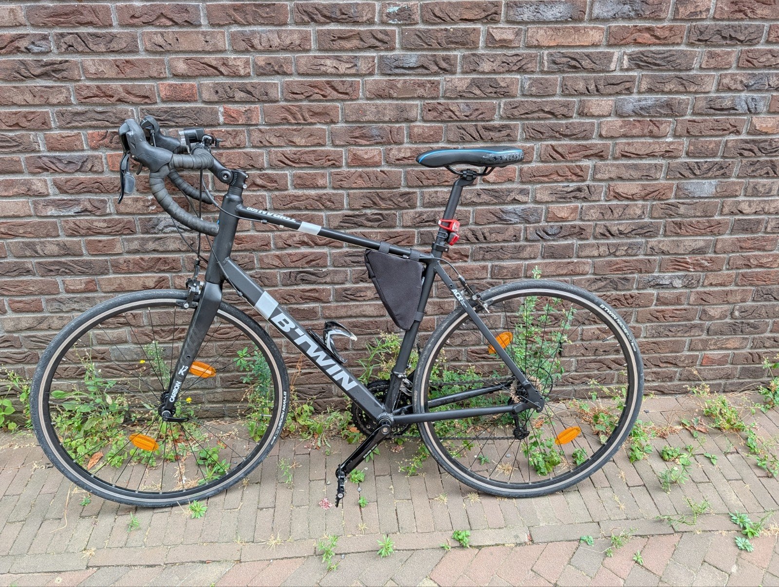 B'TWIN Triban 500 racefiets (maat L/XL) - zo goed als nieuw, Fietsen en Brommers, Fietsen | Racefietsen, Aluminium, Zo goed als nieuw