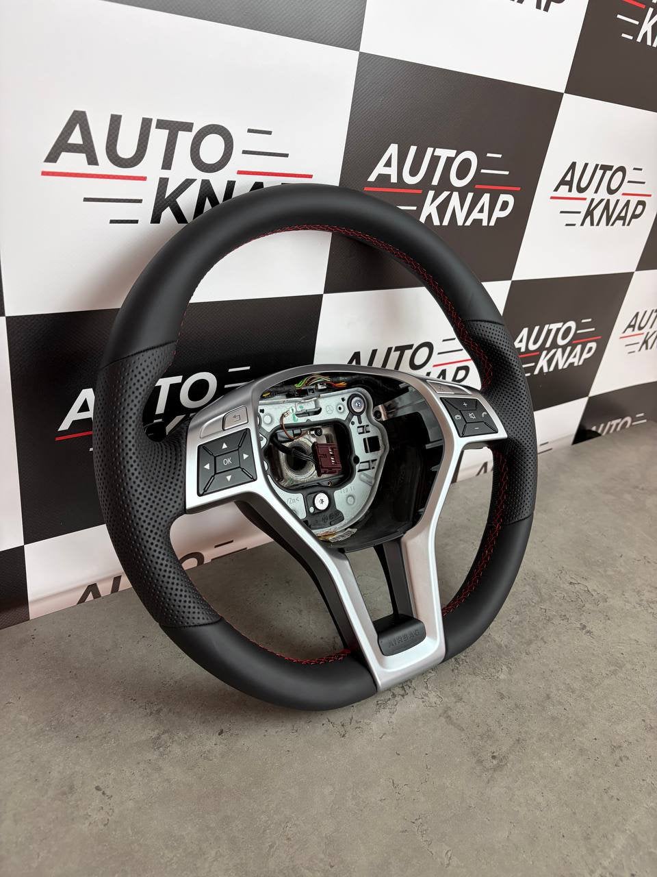 Stuurwiel Stuur Mercedes AMG NIEUW LEER, Auto-onderdelen, Besturing, Nieuw, Ophalen of Verzenden