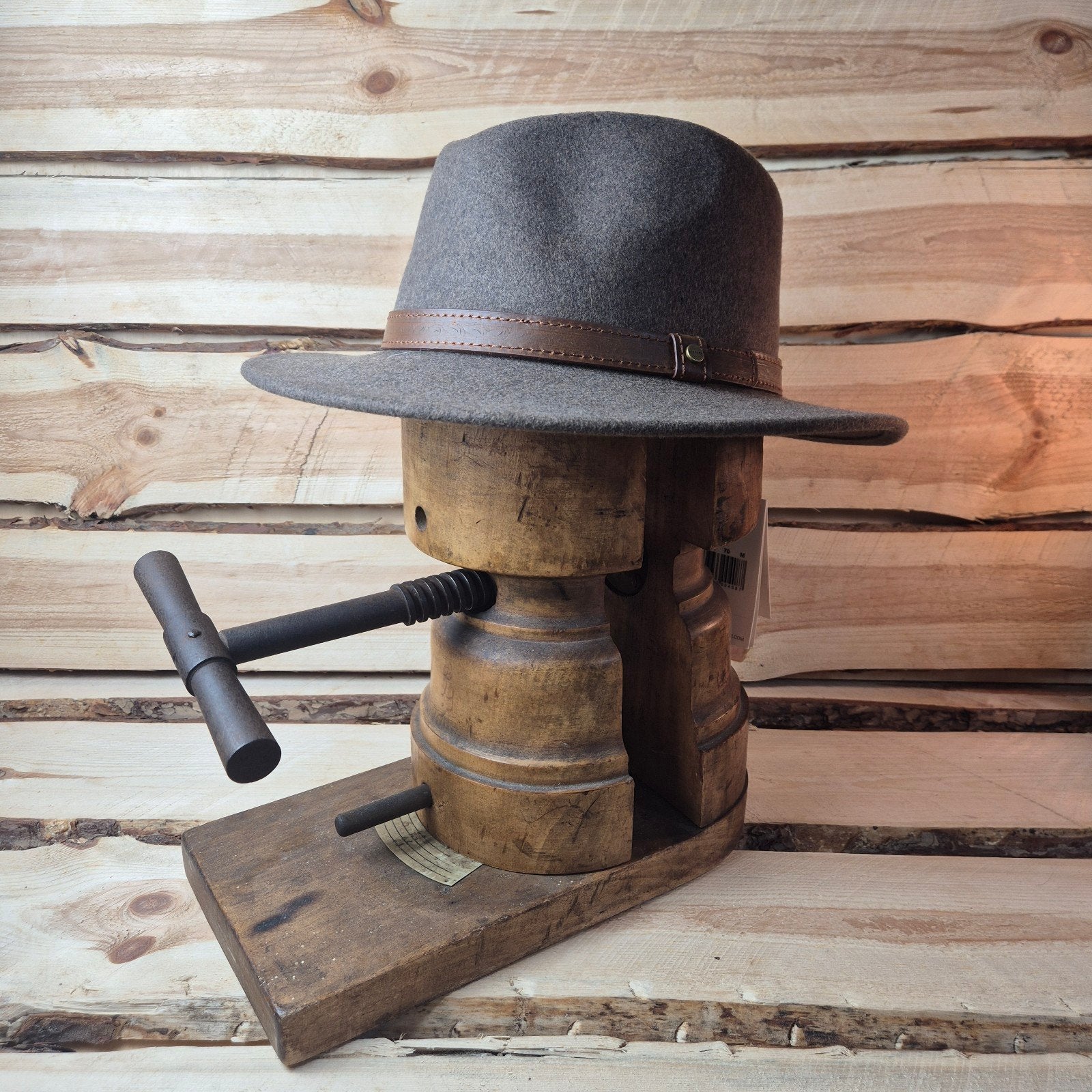 Stetson Traveller Fedora - Wolvilt - Grijs - Maat 57, Stetson, Hoed, Nieuw, Ophalen of Verzenden
