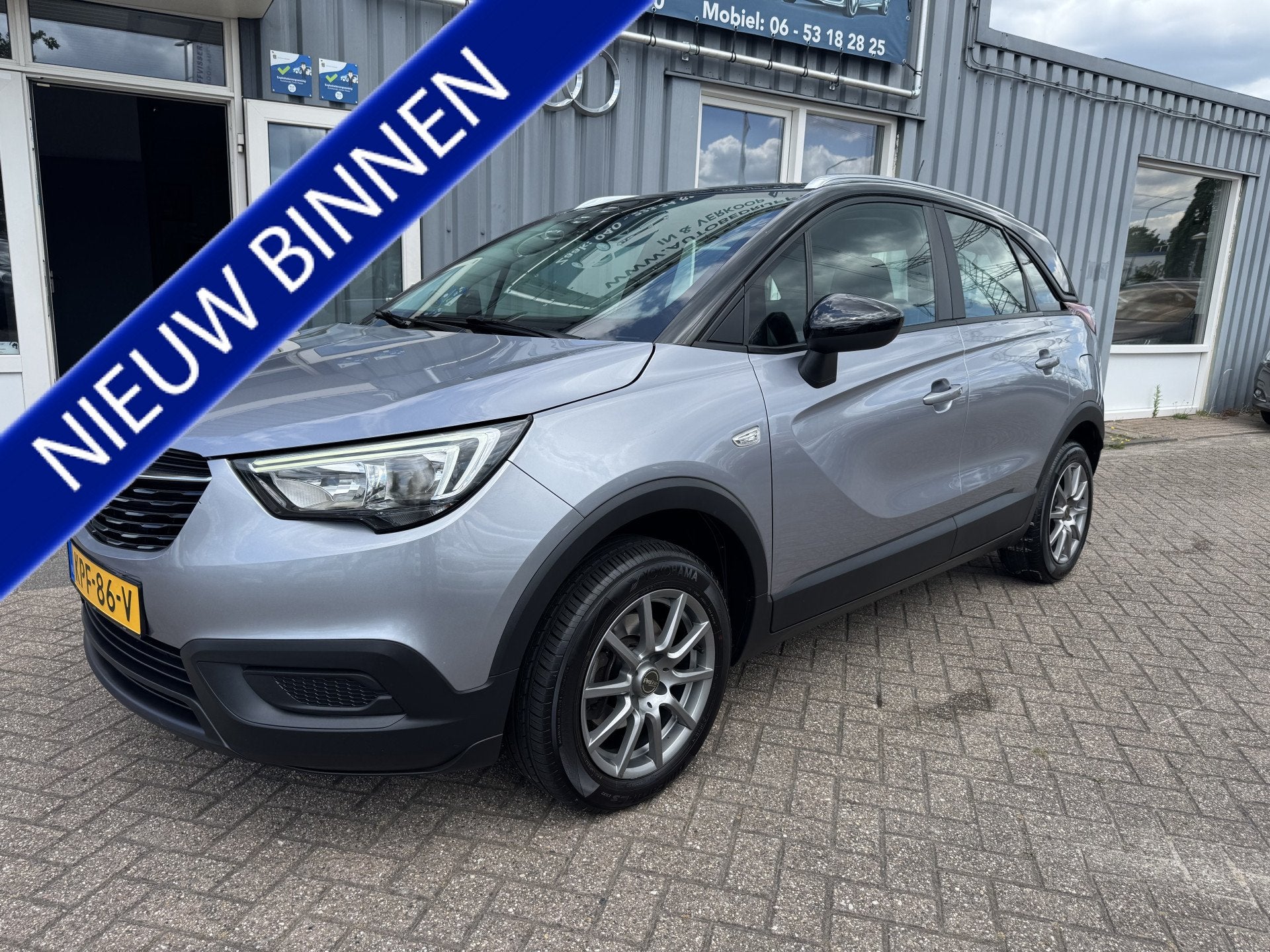 Opel Crossland X 1.2 Turbo Edition 2020 (bj 2020, automaat), Gebruikt, Bedrijf, 1180 kg, 600 kg