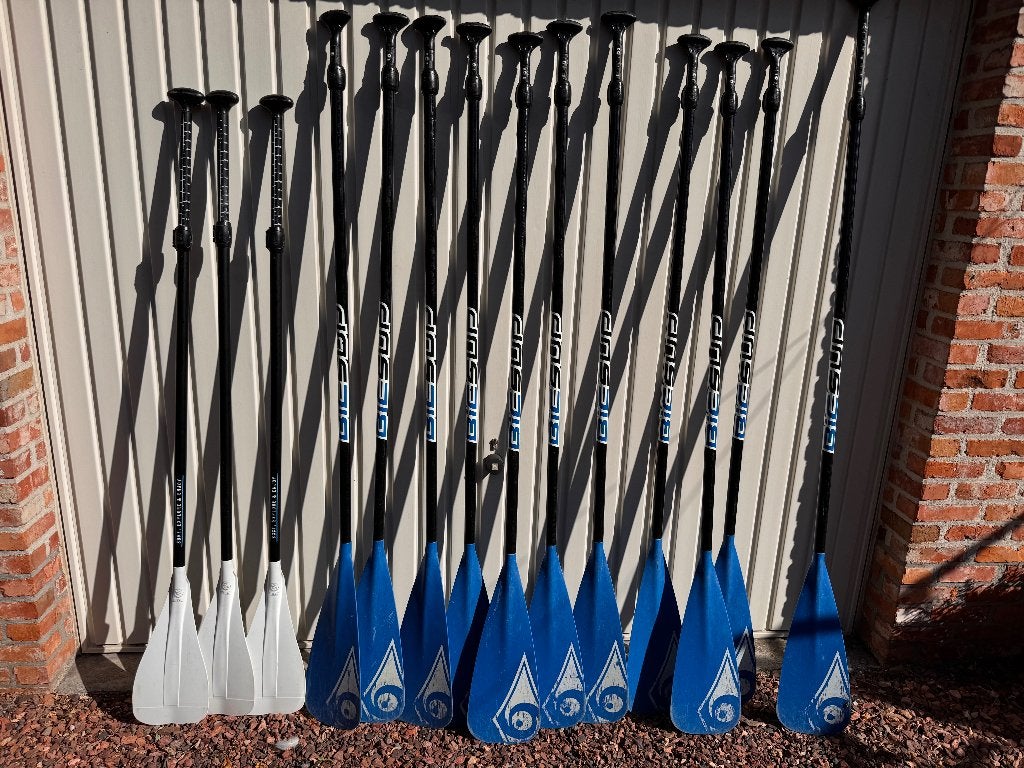 Diverse Sup peddels (kinder en volwassenen), Watersport en Boten, Ophalen, Gebruikt, SUP-peddels