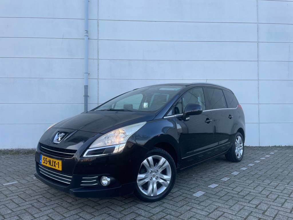EXPORT Peugeot 5008 1.6 THP 5PL 2010/AUTOMAAT/LEES TEKST, Auto's, Peugeot, Zwart, 1650 kg, Zwart, Euro 4