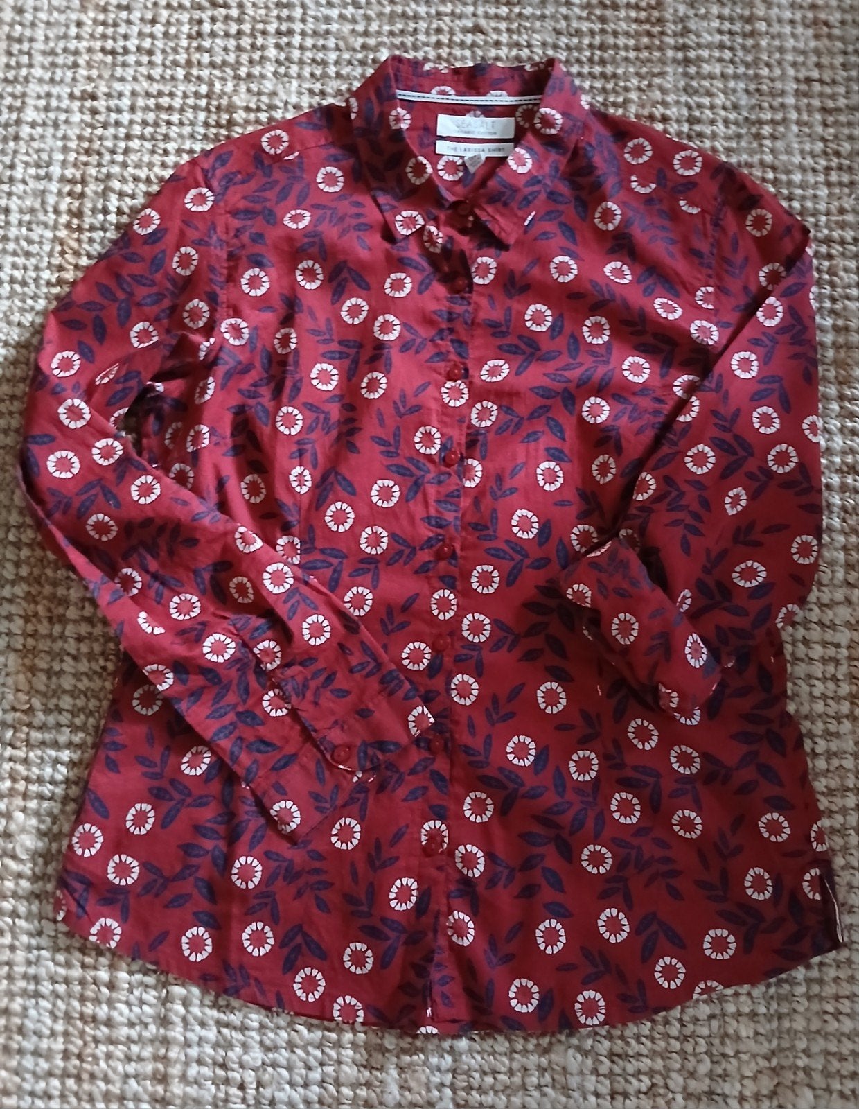 Seasalt shirt - biologisch katoen, Maat 38/40 (M), Zo goed als nieuw, Rood, Verzenden