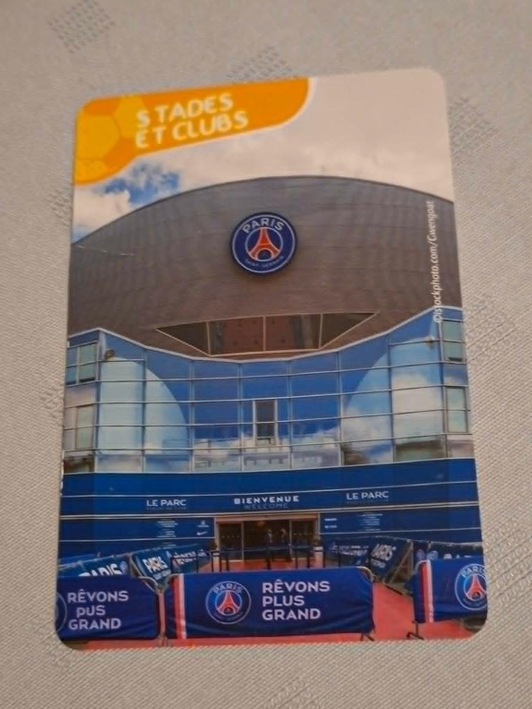 Voetbalkaart : Parc des Princes / PSG, Verzamelen, Verzenden, Zo goed als nieuw, Buitenlandse clubs, Poster, Plaatje of Sticker