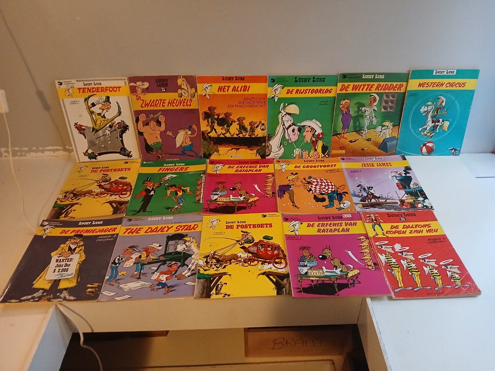 Lucky Luke stripboeken collectie - 16 delen, Meerdere stripboeken, Ophalen of Verzenden, Gelezen, Morris