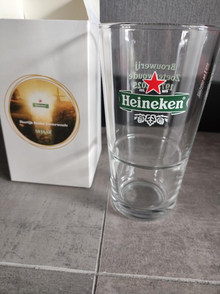 Nieuw! Heineken bierglas, Ophalen of Verzenden, Nieuw, Gebruiksvoorwerp