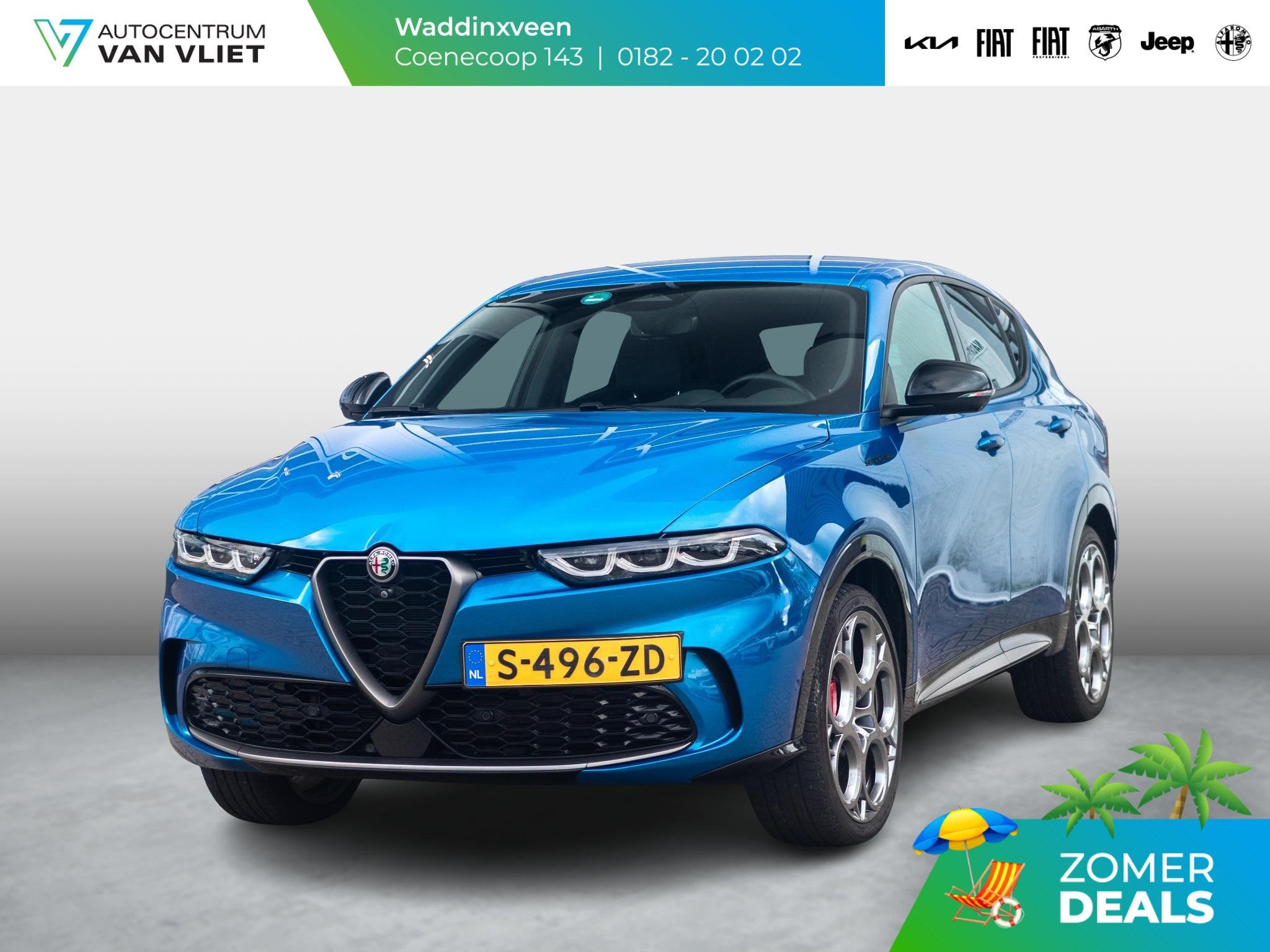 Alfa Romeo Tonale Plug-In Hybrid Q4 280pk Edizione Speciale, Auto's, Automaat, 12 maanden, Stof, 4 cilinders