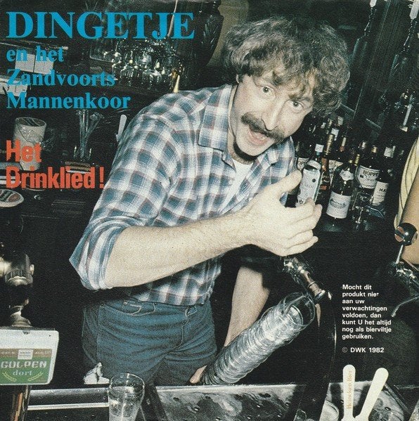 Dingetje – Het Drinklied  (Vinyl/Single 7 Inch), Ophalen of Verzenden, Zo goed als nieuw, Nederlandstalig
