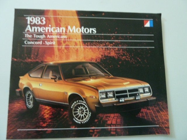 1983 AMC American Motors Concord & Spirit Brochure USA, Ophalen of Verzenden, Gelezen, Overige merken
