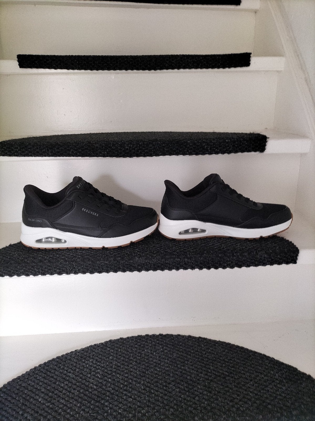 Skechers slip in maat 43, Ophalen, Zwart, Sneakers of Gympen, Nieuw