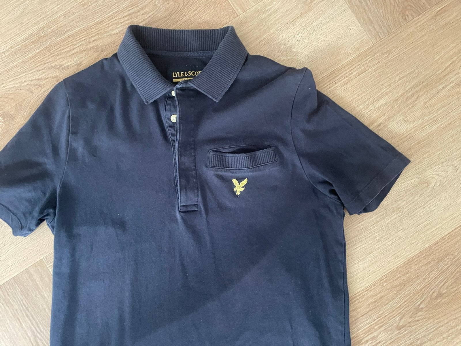 Lyle & Scott Polo Shirt - Donkerblauw - Maat xs, Ophalen of Verzenden, Zo goed als nieuw, Jongen, Shirt of Longsleeve