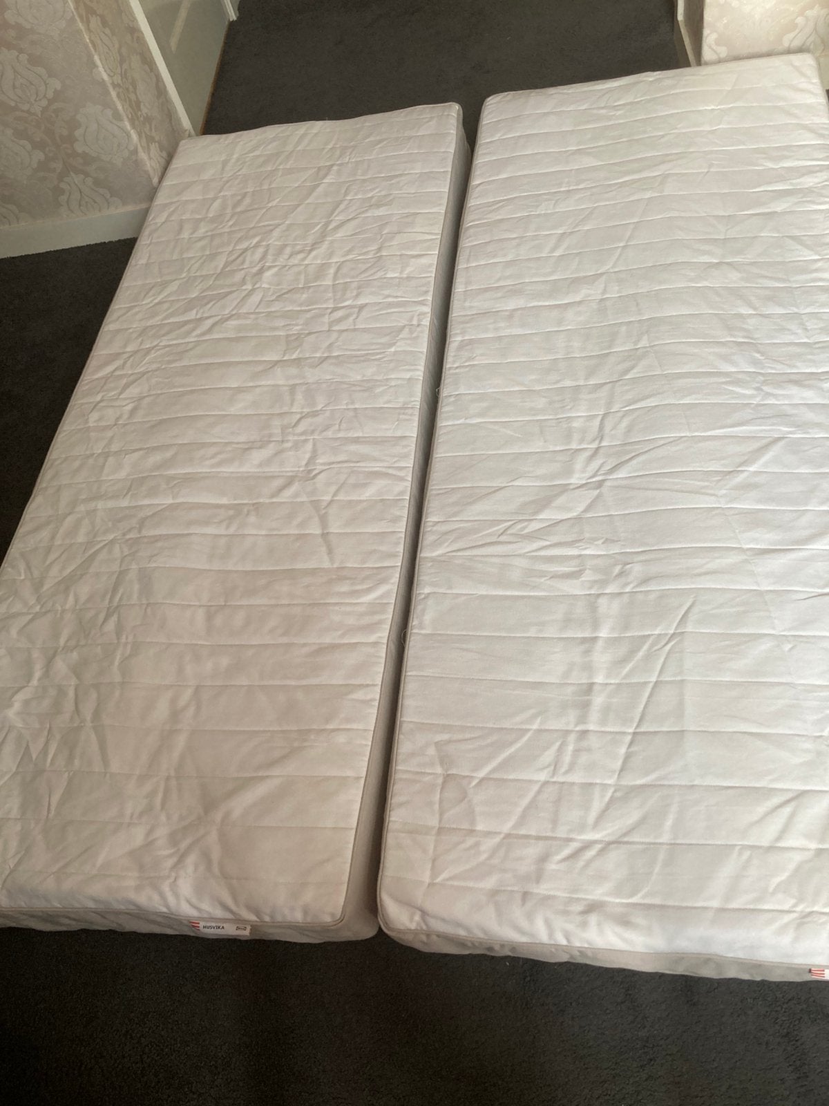 2x husvika 80x 200 matrassen, Gebruikt, Eenpersoons, Ophalen of Verzenden, 80 cm