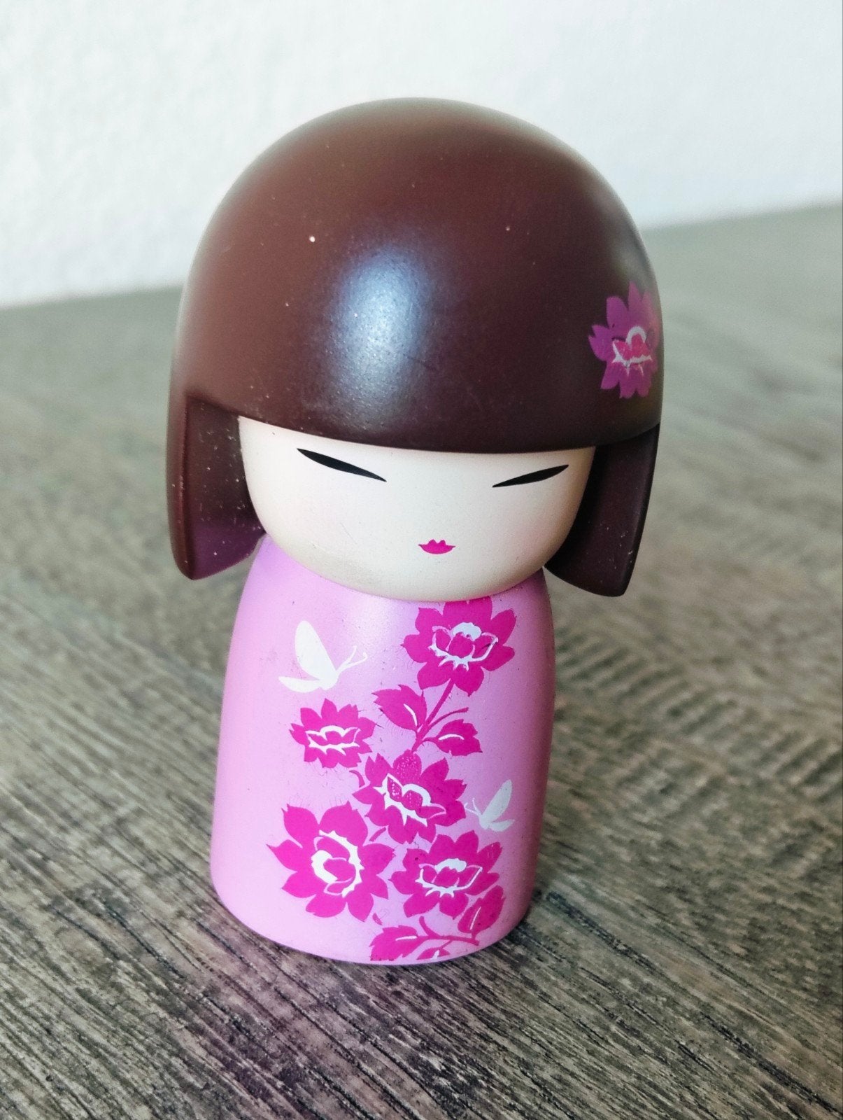 Kimmidoll Tikara - Japanse Kokeshi pop, Ophalen of Verzenden, Zo goed als nieuw