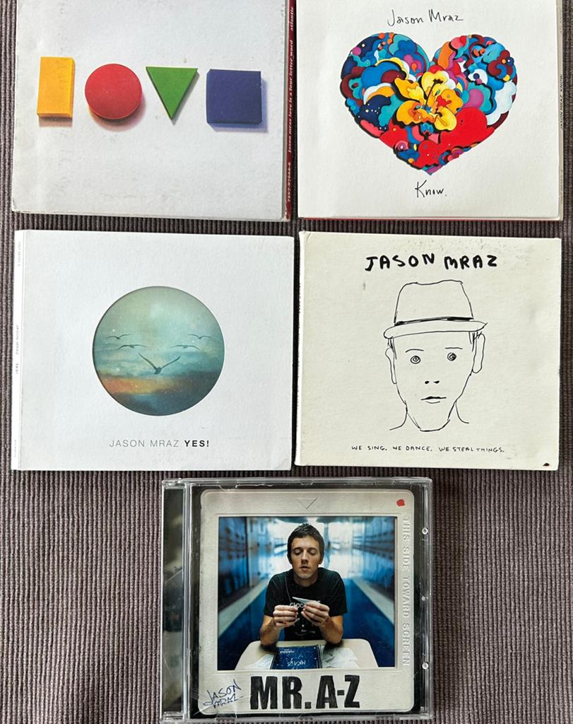 Jason Mraz - 5 cds, Cd's en Dvd's, Cd's | Pop, Zo goed als nieuw, Ophalen of Verzenden