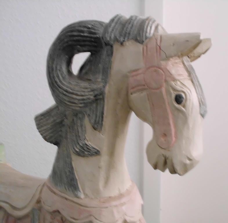 Massief houten paardje, Antiek en Kunst, Ophalen