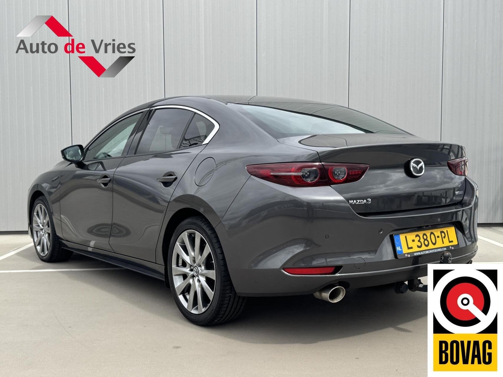 Mazda 3 2.0 e-SkyActiv-X M Hybrid 186 Luxury|NL-Auto, Auto's, 1998 cc, Gebruikt, Met garantie (alle), 1382 kg