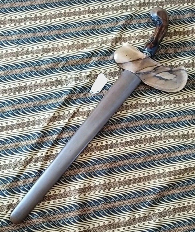 Antieke Keris Jalak Sangu Tumpng Pamor Segoro Muncar KAD92, Antiek en Kunst, Wapen, Verzenden, Overige materialen, Indonesië