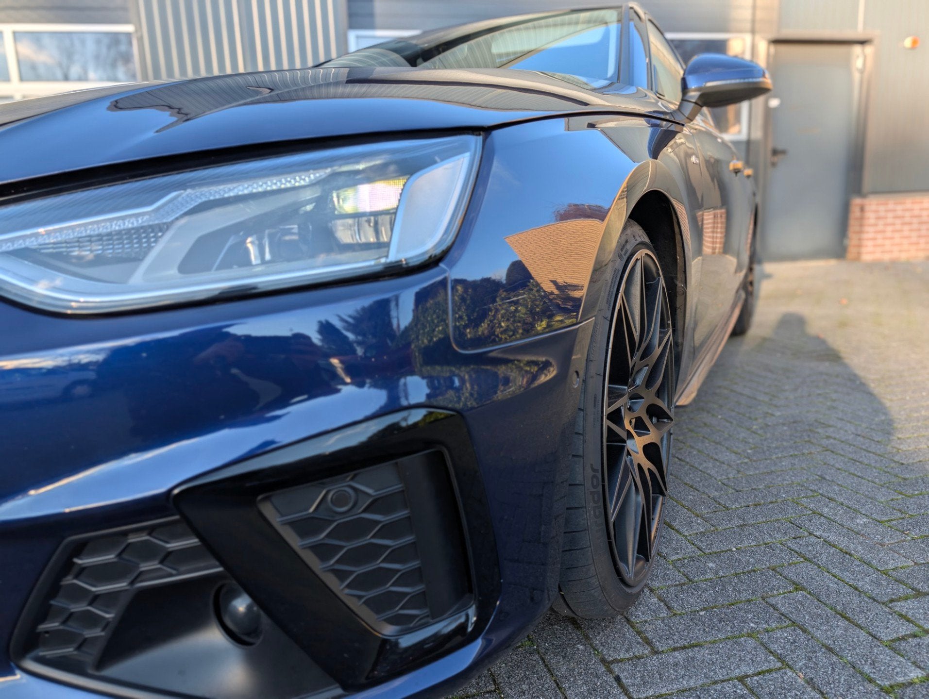 Audi A4 Avant 2.0 TFSIe S-LINE 20" VOL LEDER VIRTUAL DISPLAY, Auto's, Dealer onderhouden, Gebruikt, Zwart, 4 cilinders