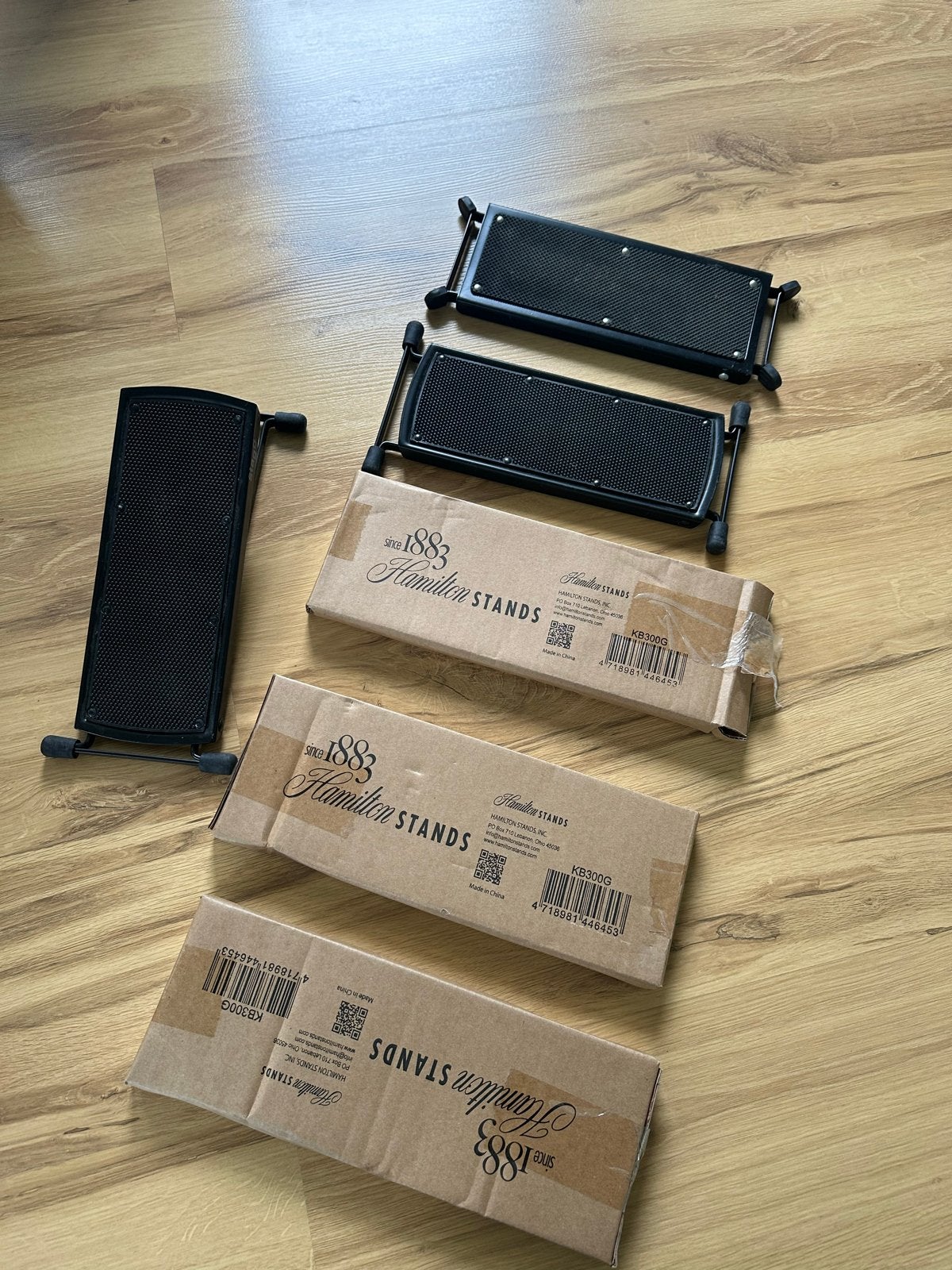 Voetenbankje voor muziekinstrumenten -Hamilton Stands, Ophalen, Nieuw, Instrumentstandaard, Gitaar