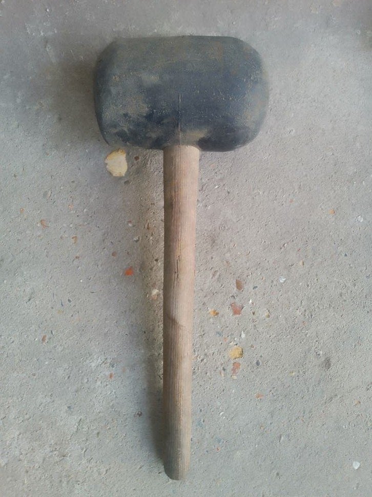 Rubberhamer / Straathamer / Tegelhamer, Ophalen, Gebruikt, Hamer