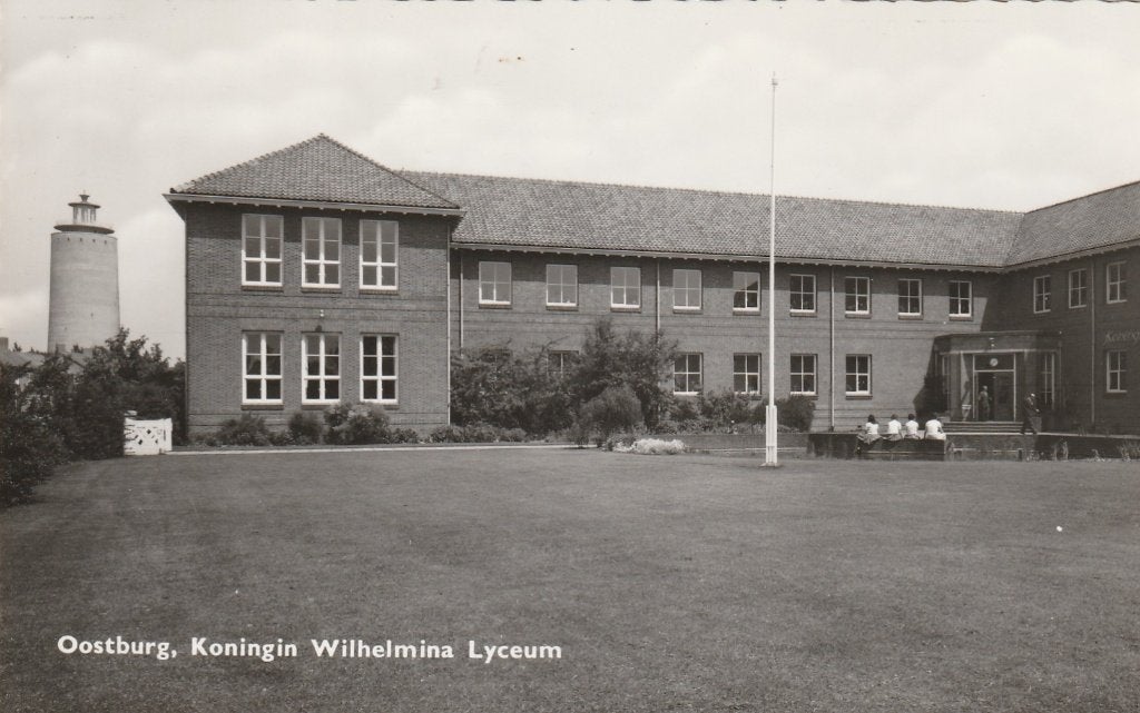 Oostburg Koningin Wilhelmina Lyceum, Ophalen of Verzenden, 1960 tot 1980, Ongelopen, Zeeland