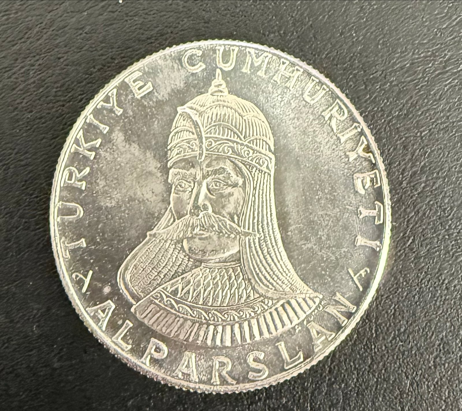 Turkse 50 Lira munt 1971 zilver - 900 jaar Turkije, Verzenden, Overige landen, Losse munt, Zilver