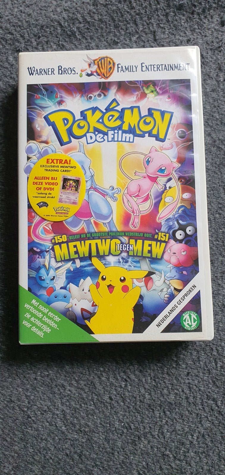 Pokémon De Film 2000 VHS Videoband (Nederlands Gesproken), Ophalen of Verzenden