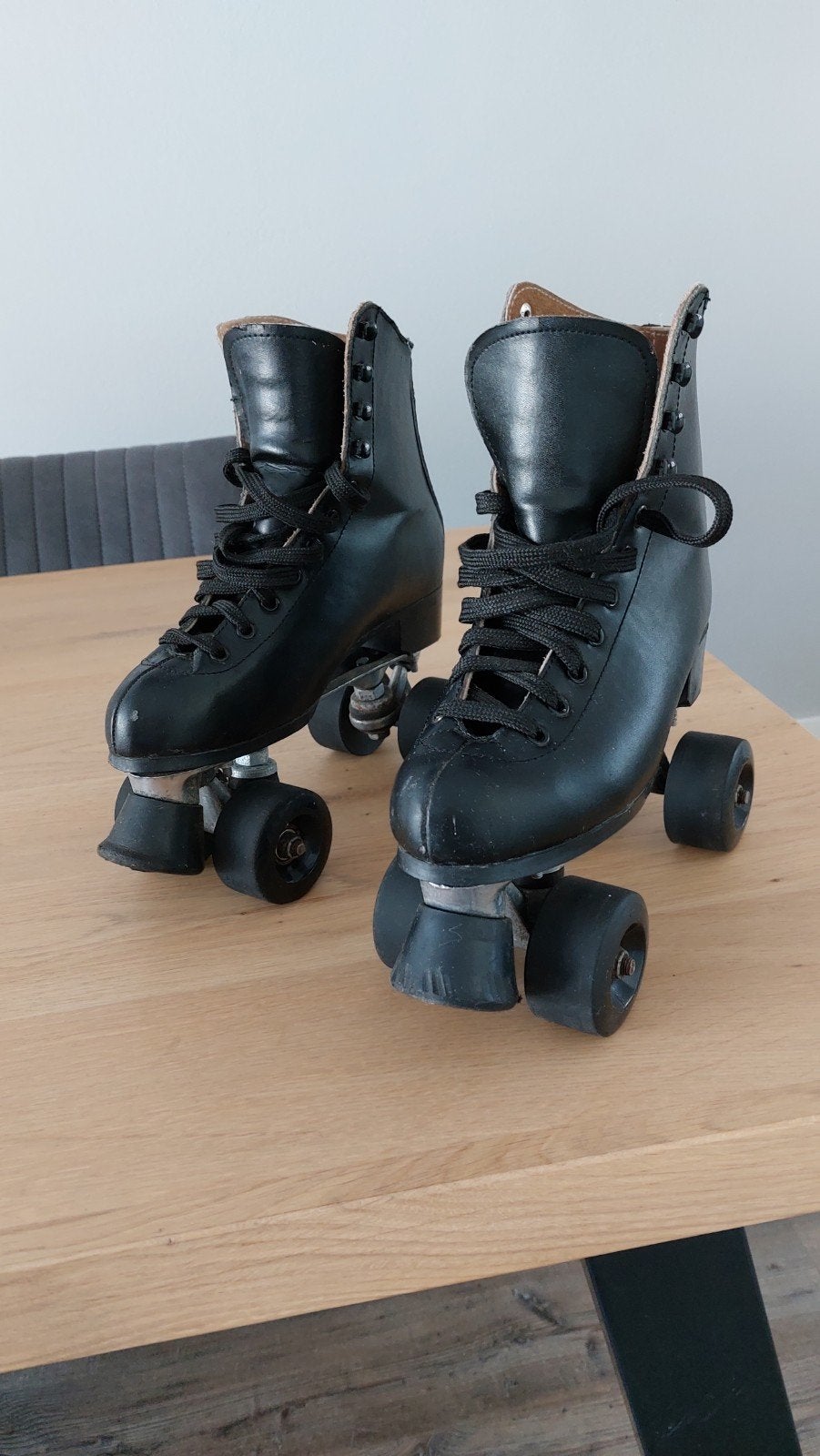 Rolschaatsen leer - maat 38, Ophalen, Zo goed als nieuw, Kinderen