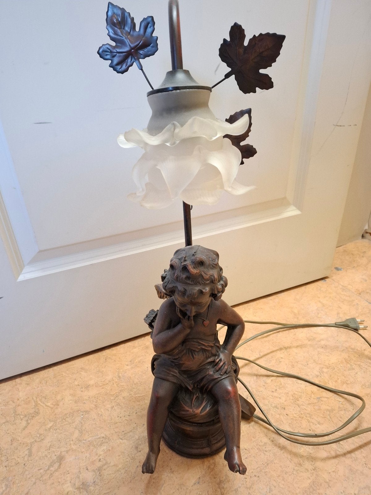 Staande Lamp Engel, Ophalen, Zo goed als nieuw, Schemerlamp, Klassiek