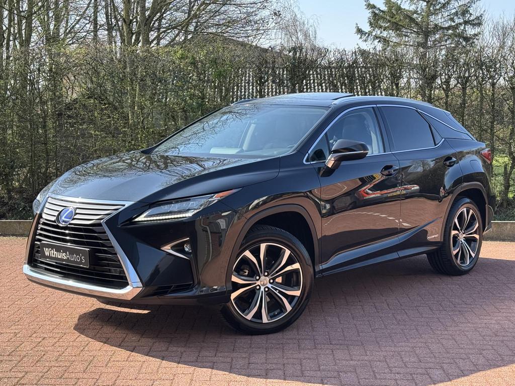 Lexus RX 450h 4WD Dakraam Stuurverwarming DEALER ONDERHOUDEN, Auto's, Lexus, Automaat, Euro 5, Adaptive Cruise Control, Gebruikt