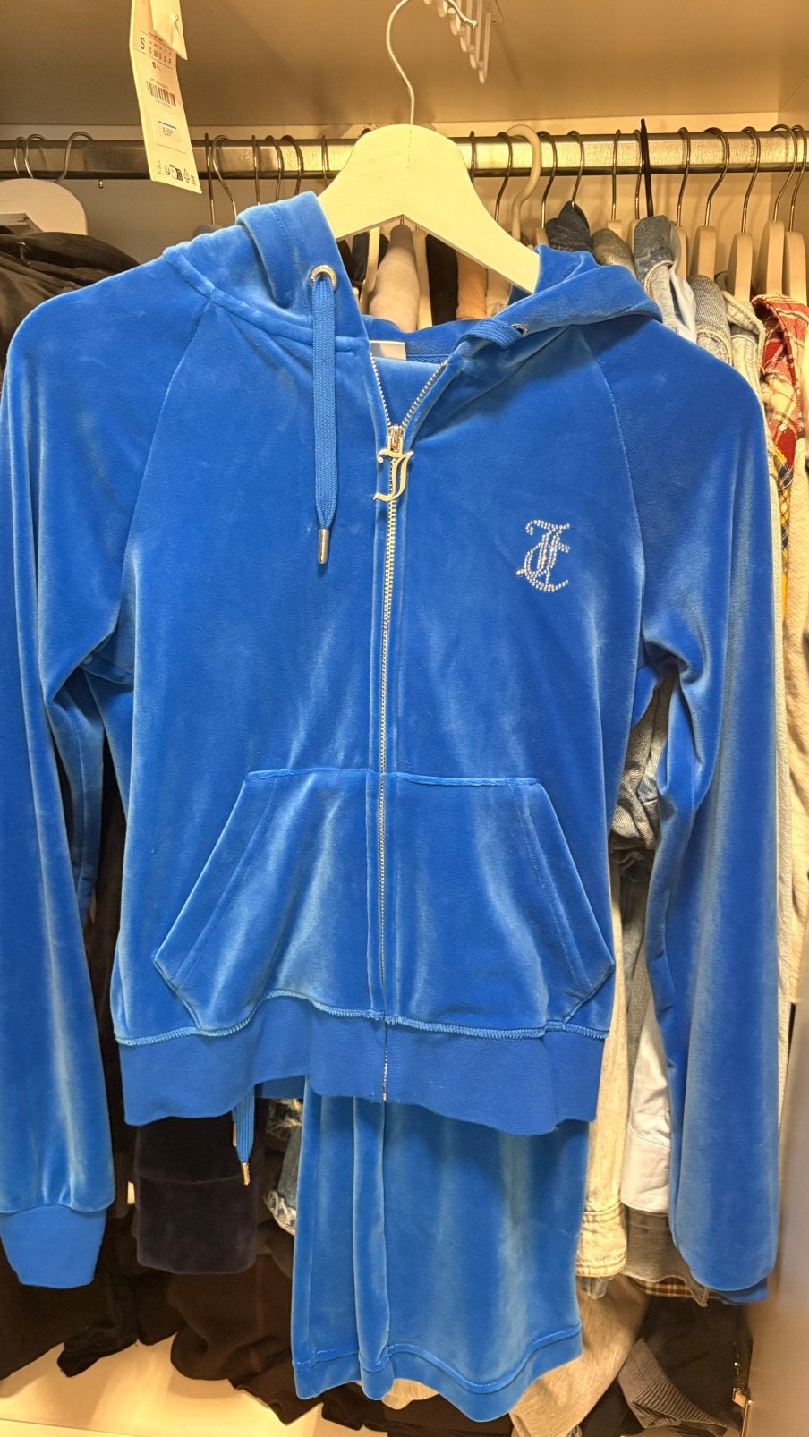 Juicy Couture Blue New xs, Ophalen of Verzenden, Nieuw, Maat 34 (XS) of kleiner, Blauw