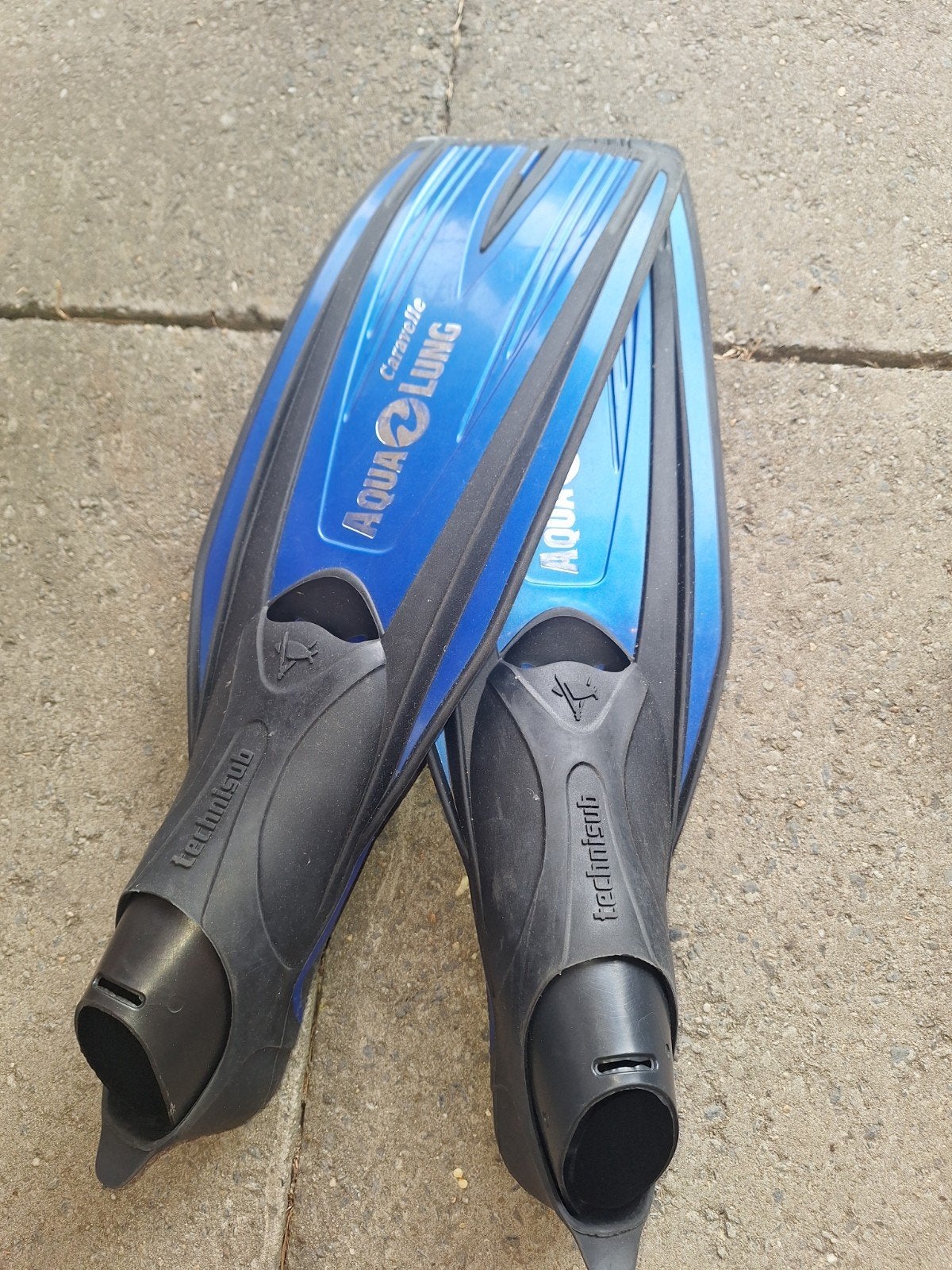 Aqualung vinnen flippers maat 38/39, Ophalen of Verzenden, Zo goed als nieuw, Zwem- of Duikvliezen
