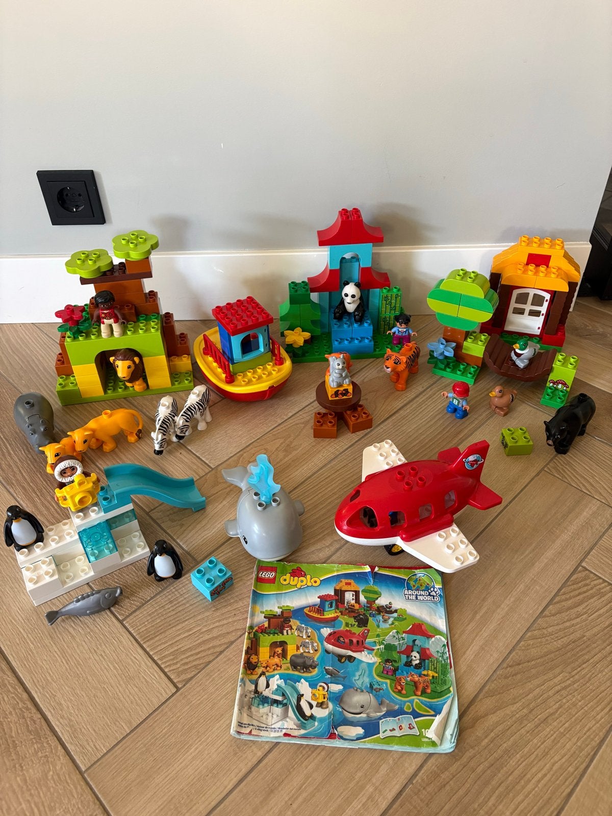 Lego Duplo Rond de Wereld 10805 - Complete Set, Kinderen en Baby's, Speelgoed | Duplo en Lego, Gebruikt, Overige thema's, Ophalen of Verzenden