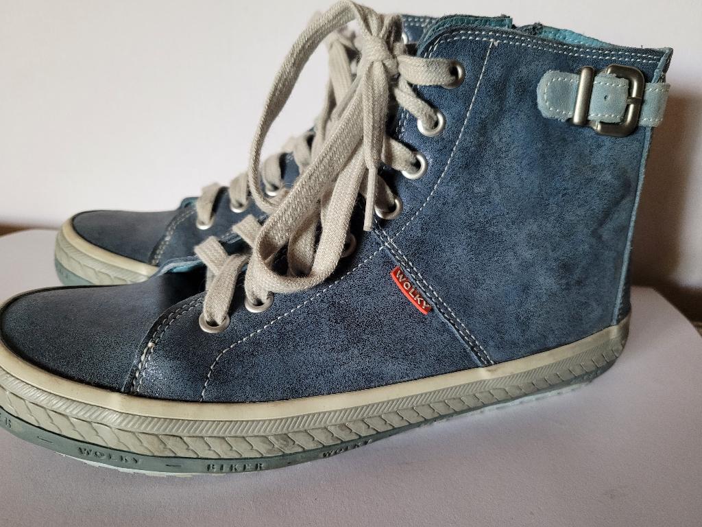 Blauwe WOLKY Schoenen / SNEAKERS / Enkellaarzen Maat: 38, Kleding | Dames, Schoenen, Wolky, Blauw, Ophalen of Verzenden, Sneakers of Gympen