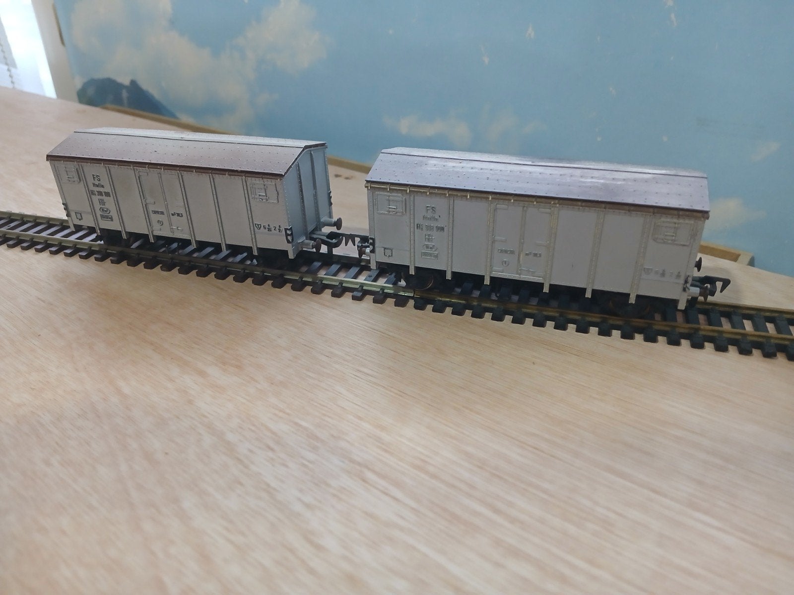 2 Fleischmann HO wagons, Ophalen of Verzenden, Gebruikt, Wagon, Fleischmann