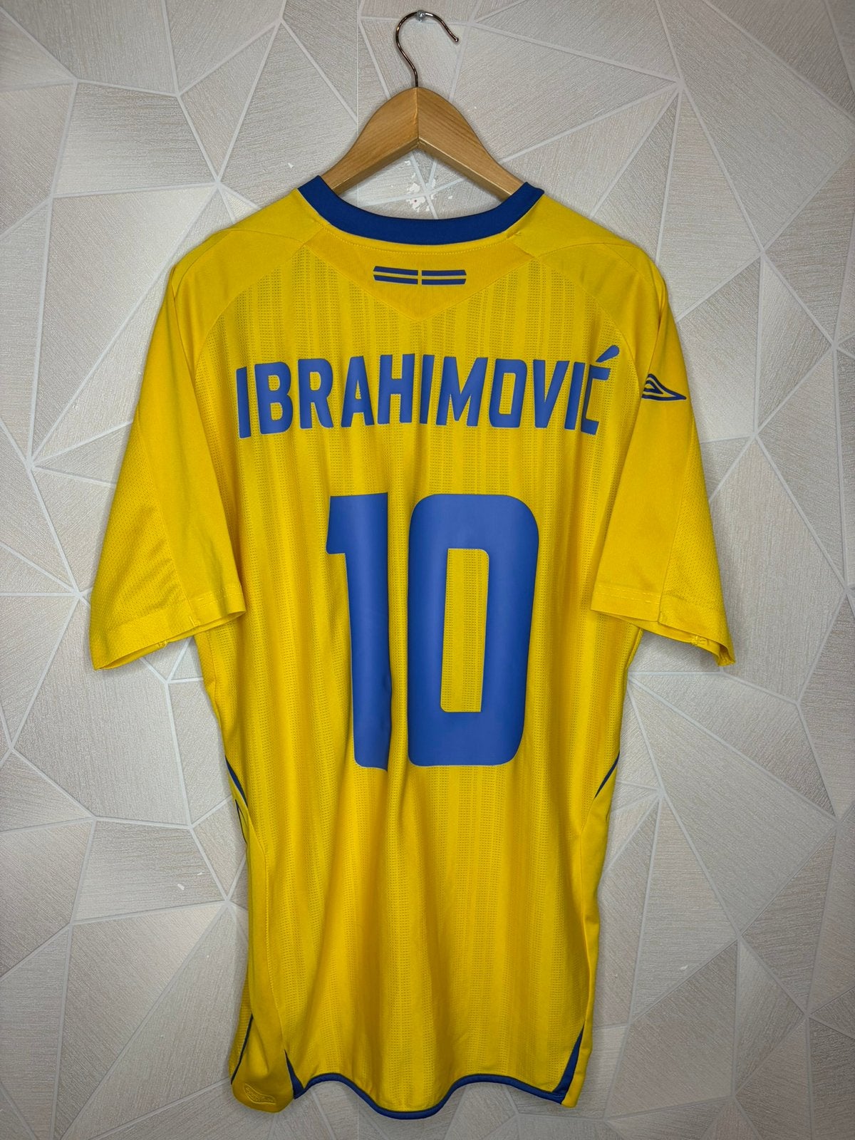 Sweden thuis 2008 Ibrahimovic, Sport en Fitness, Shirt, ., Maat L, Ophalen of Verzenden