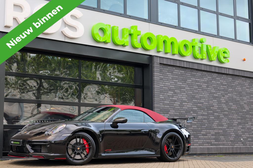 Porsche 911 Cabrio 3.0 Carrera 4 GTS | UNIEK! | TECHART | VO, Auto's, Porsche, Automaat, Gebruikt, Zwart, Cabriolet