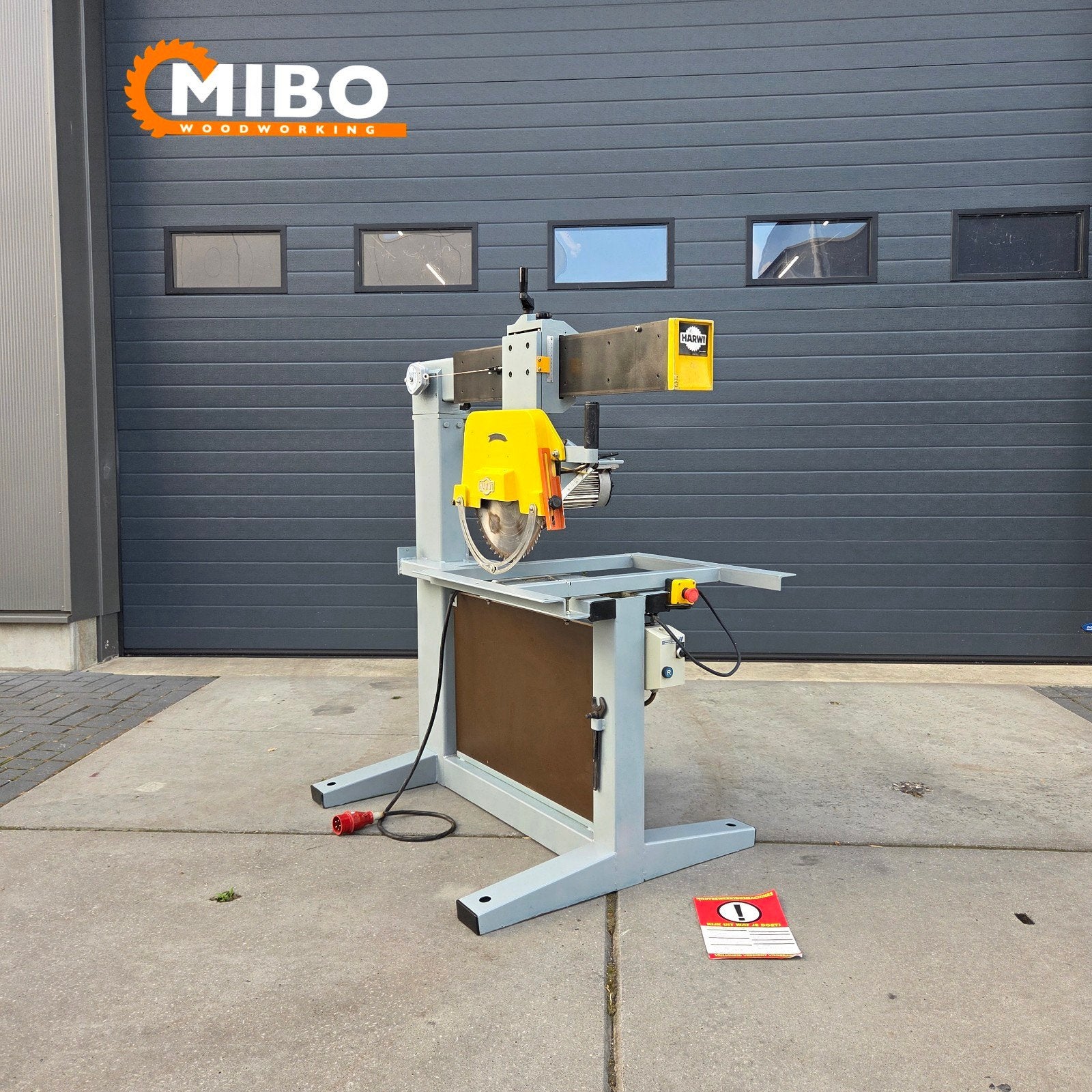 Harwi radiaalzaag afkortzaag zaagblad 450mm *** 45graden, 70 mm of meer, Ophalen of Verzenden, Zo goed als nieuw, Harwi dewalt elu graule stromab omga maggi