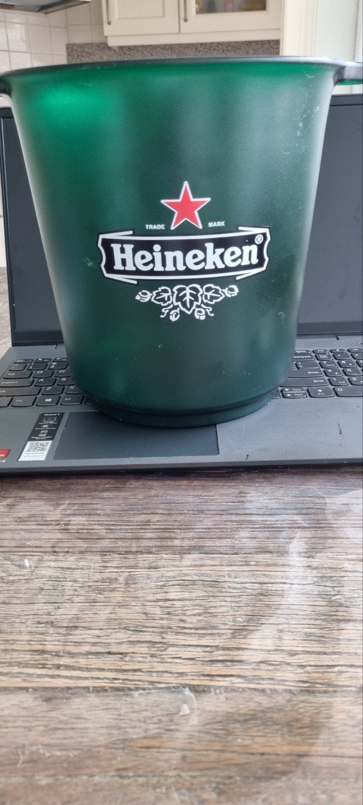 Heineken Bierkoeler / IJsemmer, Ophalen of Verzenden, Gebruikt, Groen, Kunststof