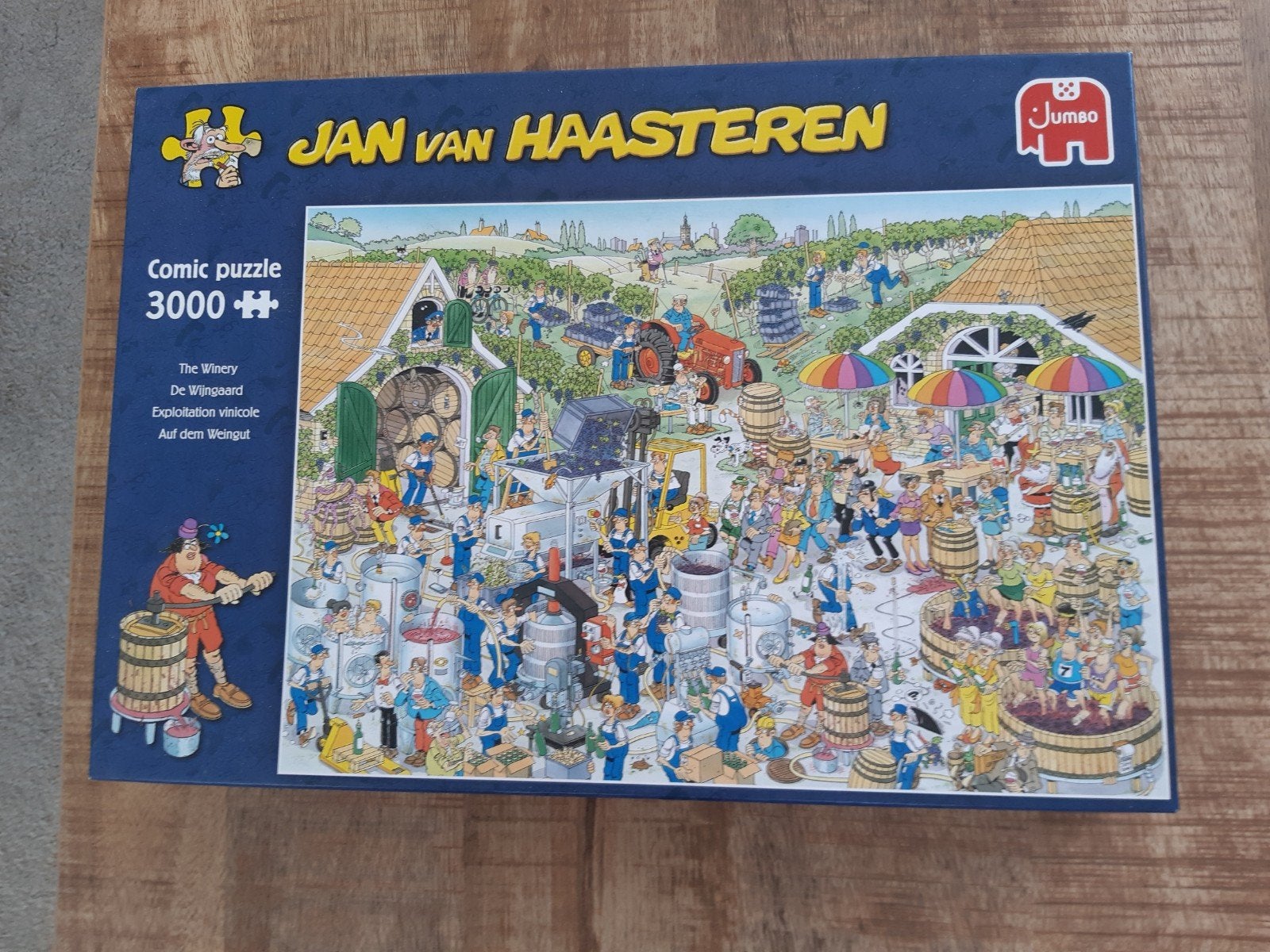Jan van Haasteren puzzel The Winery 3000 stukjes, Ophalen of Verzenden, Meer dan 1500 stukjes, Zo goed als nieuw