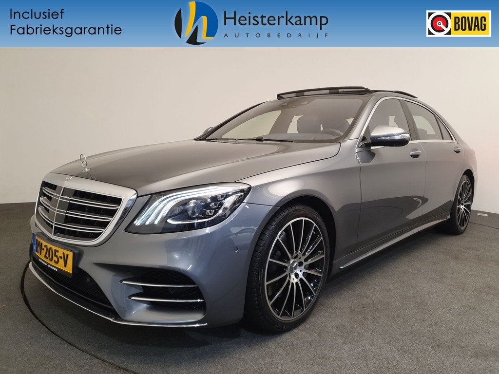 Mercedes-Benz S-Klasse 560 4Matic Lang AMG, Head Up, Pano, Automaat, 12 maanden, Gebruikt, Bedrijf
