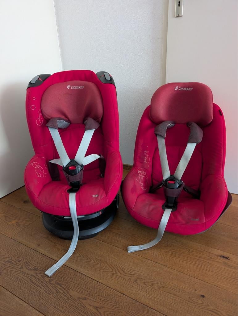 Maxi Cosi Pearl en Toby autostoelen - Goed gebruikt, Ophalen, Autogordel of Isofix, Gebruikt, 9 t/m 18 kg