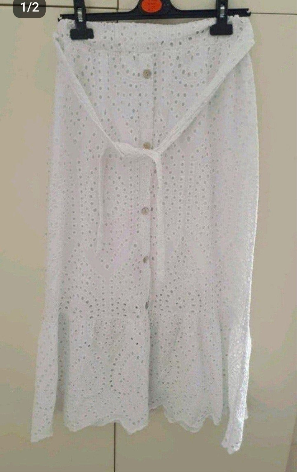 Ibiza boohoo rok mt M nieuw 🤍, Maat 38/40 (M), Wit, Nieuw, Ophalen of Verzenden