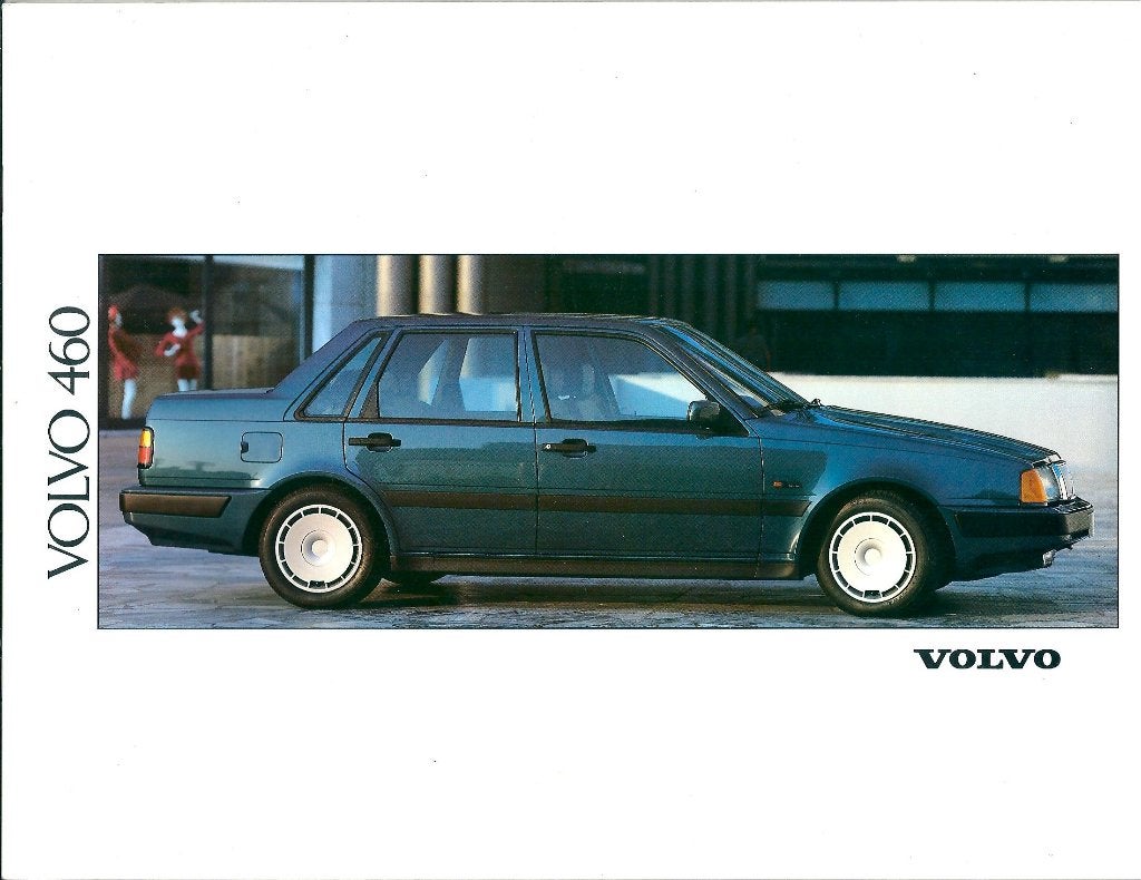 Brochure Volvo 460 1991, Ophalen of Verzenden, Gelezen, Volvo